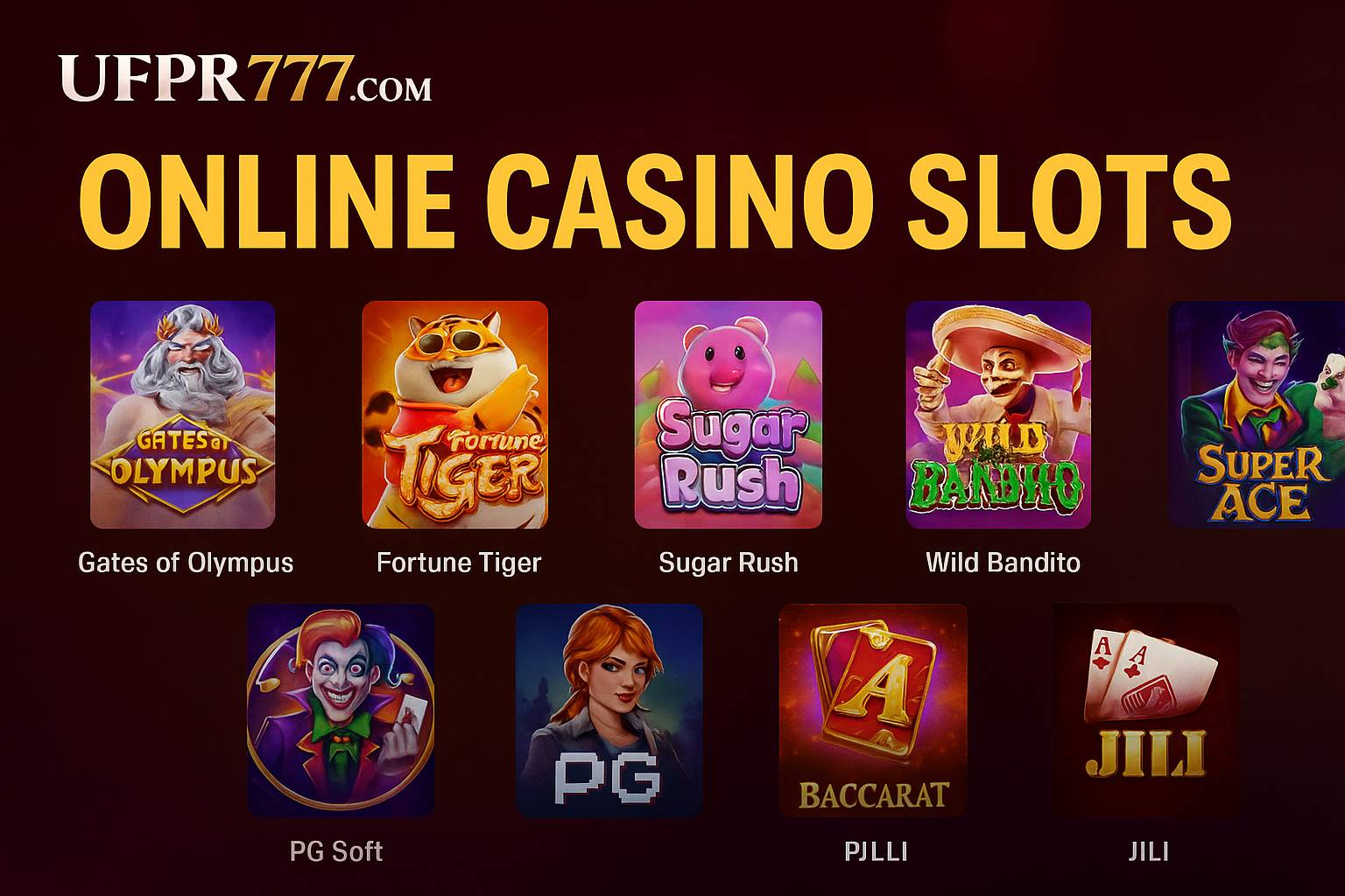 Jogos de Slot no Casino Online UFPR777.COM