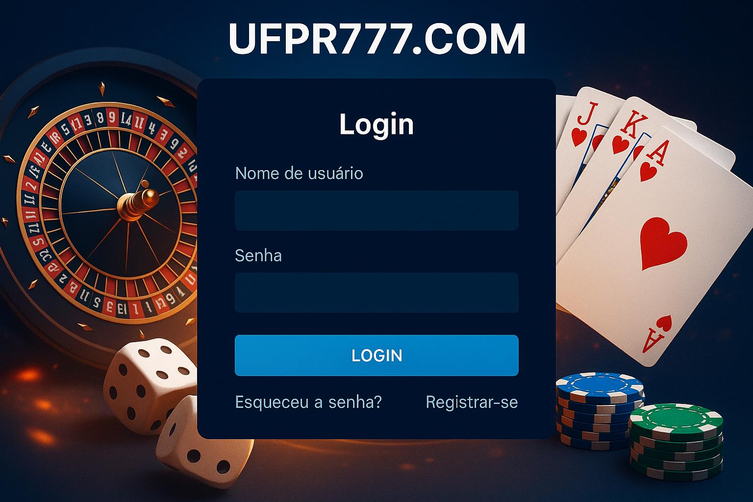 Login no Cassino UFPR777.COM